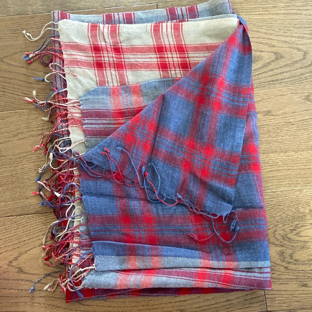 NWOT - Bujibaja Women’s Plaid Scarf